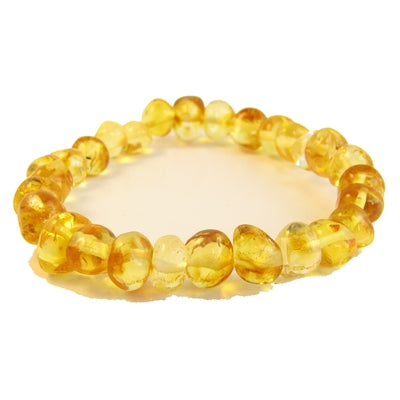 The Amber Monkey 8 inch Bracelet- Lemon Stretch
