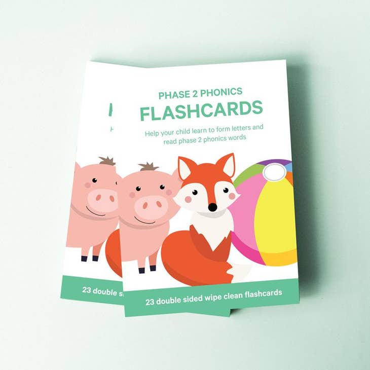 Phase 2 Phonics Flashcards by My Little Learner