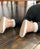 Blush Kailee High Top Shoe by Little Love Bug