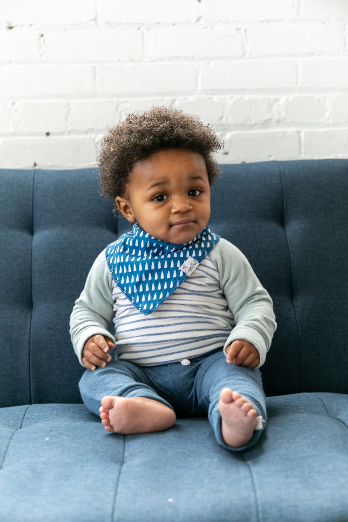 Baby Bandana Bibs in Max by Copper Pearl