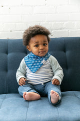 Baby Bandana Bibs in Max by Copper Pearl