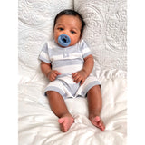 Sweetie Soother™ Pacifier Set in Deep Sea & Denim by Itzy Ritzy