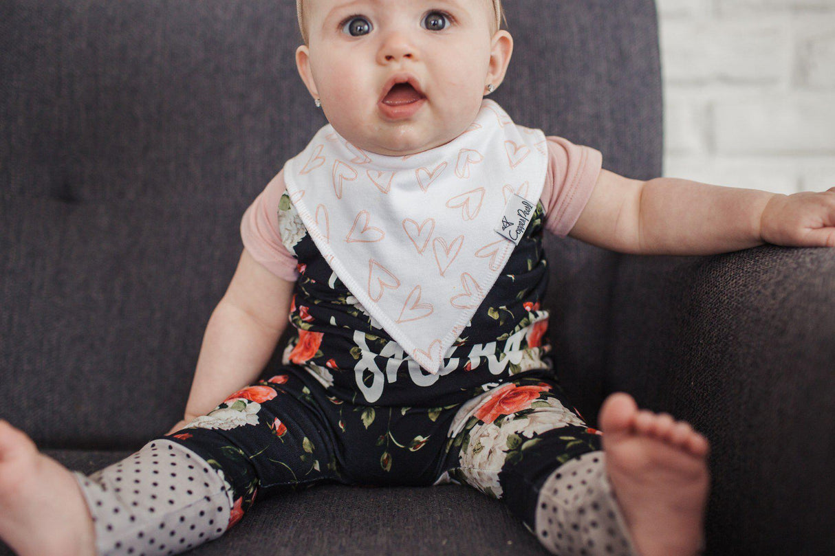 Baby Bandana Bibs in Lola Set by Copper Pearl