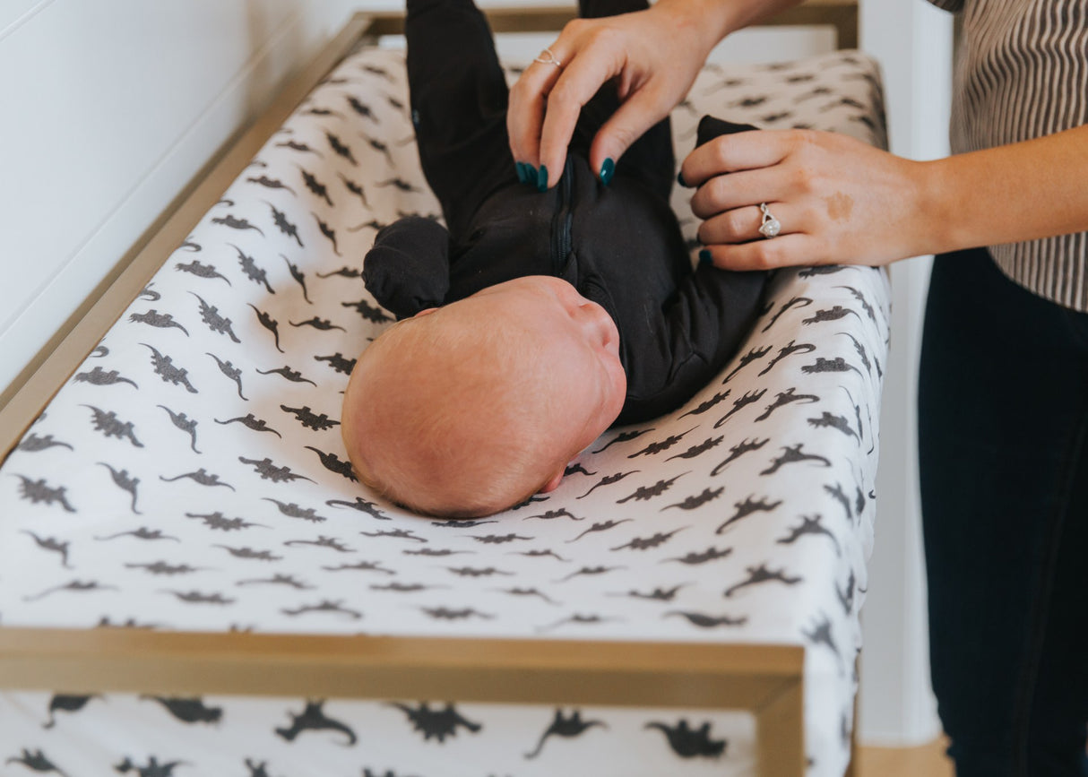 Premium Diaper Changing Pad Cover in Wild by Copper Pearl