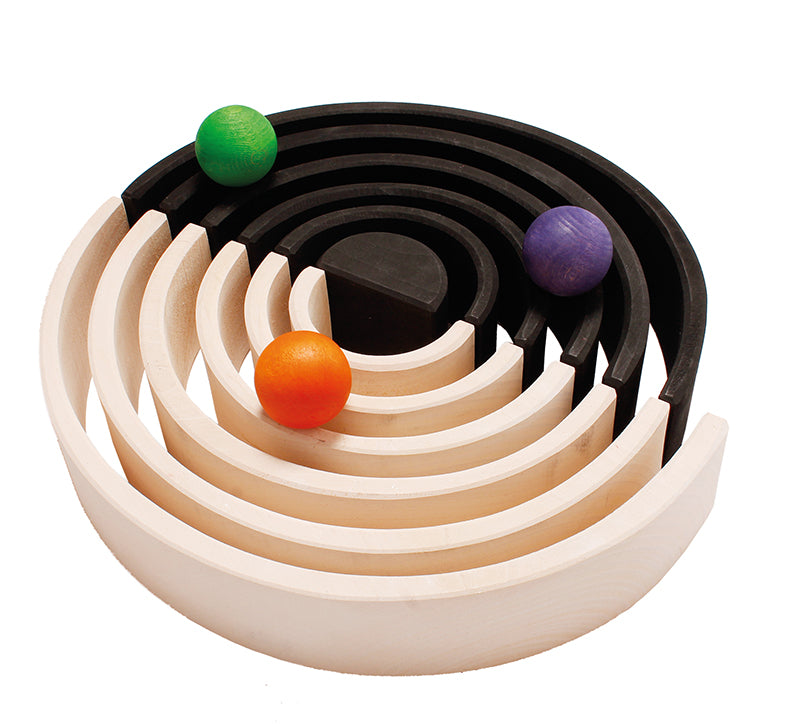 12 Piece Tunnel in Monochrome by Grimm's