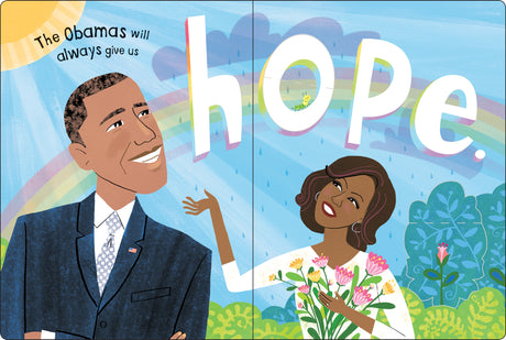 The Obamas: A Lift-the-Flap Board Book by Workman Publishing