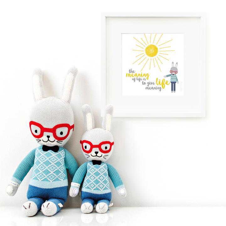 Benedict The Bunny in Little 13" by cuddle + kind