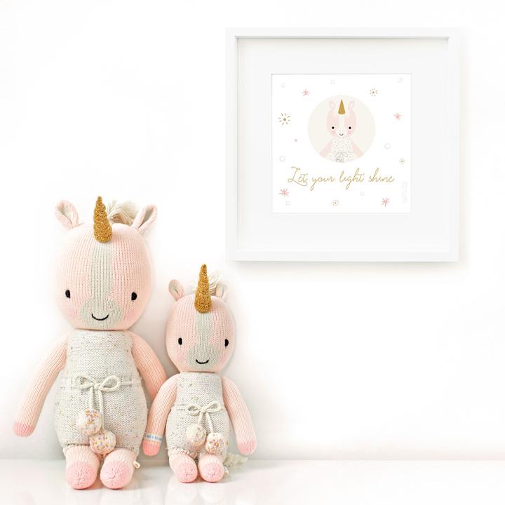 Ella The Unicorn in Little 13" by cuddle + kind