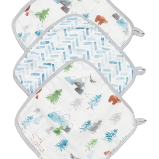 Loulou Lollipop - Washcloth 3 Piece Set - Adventure Begins