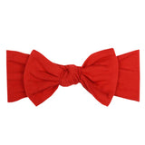 Knit Headband Bow in Apple by Copper Pearl