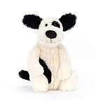 Bashful Black & Cream Puppy Medium by Jellycat