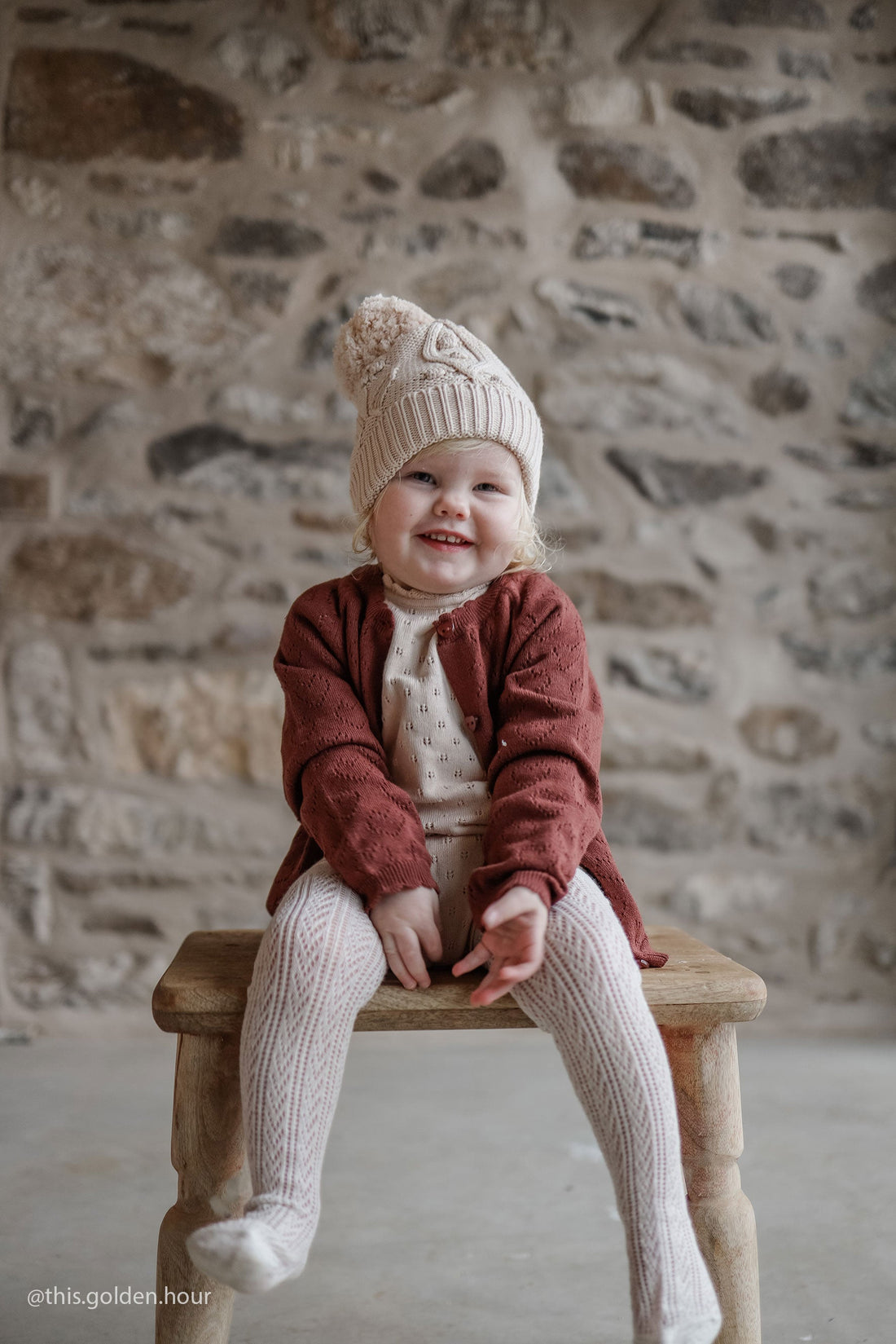 Vivienne Knitted Beanie - Berry Cloud by Jamie Kay – Pi Baby Boutique