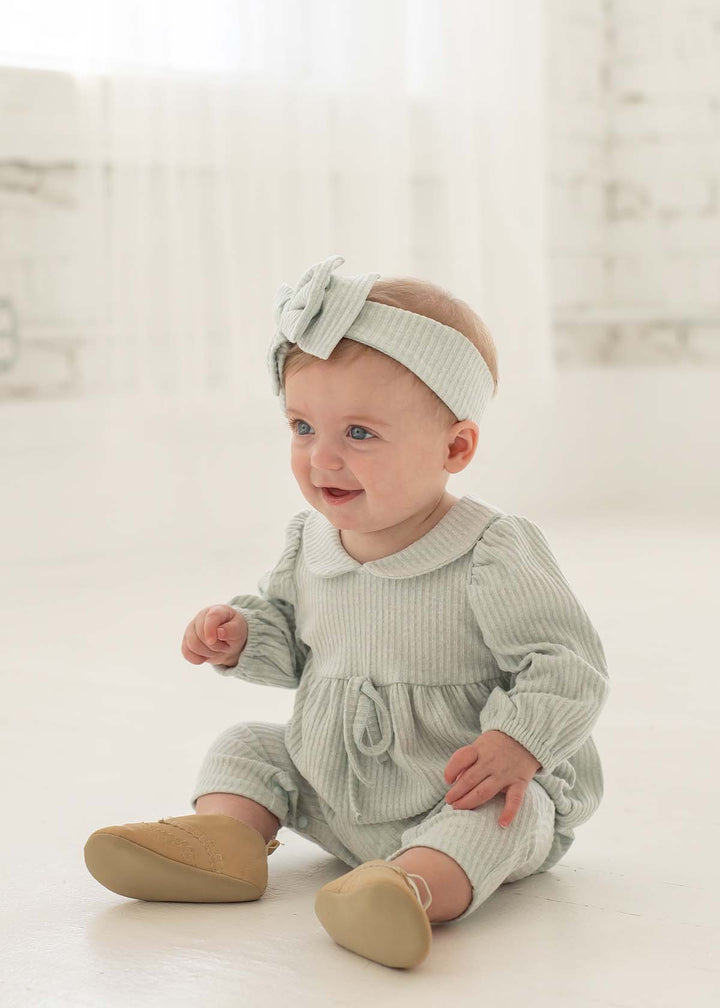 In The Wind Knit Romper by Mabel + Honey