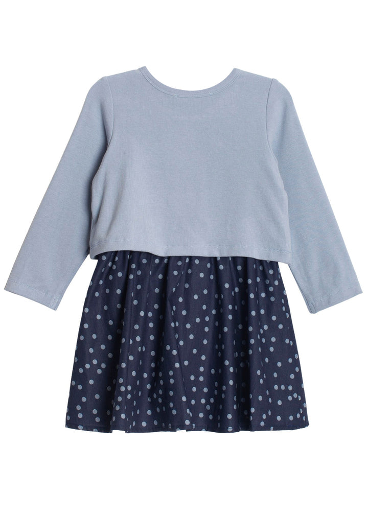 Midnight Knit & Woven Dress by Mabel + Honey