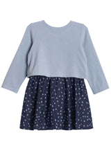 Midnight Knit & Woven Dress by Mabel + Honey