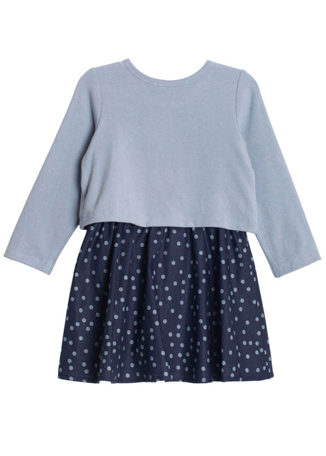 Midnight Knit & Woven Dress by Mabel + Honey