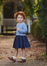 Midnight Knit & Woven Dress by Mabel + Honey