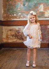 Fairy Tale Knit & Tulle Ivory Dress by Isobella & Chloe