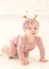 Sugar & Spice Knit Romper by Mabel + Honey