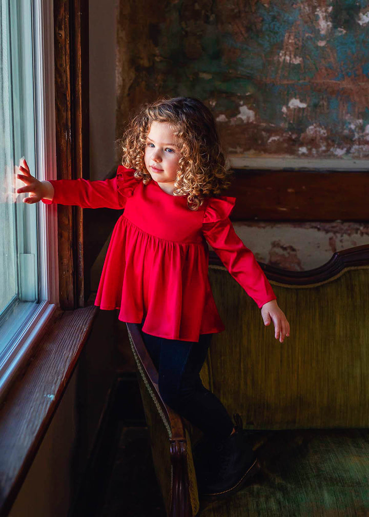 Sweet Scarlett Charmeuse 2 Piece Set by Isobella & Chloe