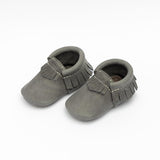 Mini Sole City Moccasins in Blue Spruce by Freshly Picked