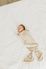 Newborn Knotted Gown in Clay by Copper Pearl