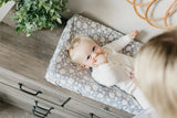 Knit Diaper Changing Pad Cover in Lacie by Copper Pearl