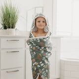 Premium Knit Hooded Towel in Atwood by Copper Pearl