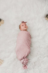 Knit Swaddle Blanket in Maeve by Copper Pearl
