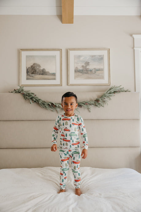 Long Sleeve 2 Piece Pajama in Griswold by Copper Pearl