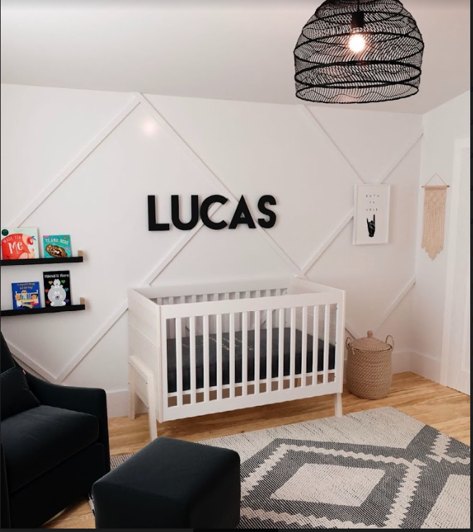 Sugar + Maple Custom Personalized Wood Name Sign