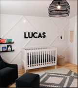 Sugar + Maple Custom Personalized Wood Name Sign