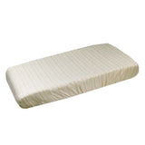 Knit Diaper Changing Pad Cover in Clay by Copper Pearl