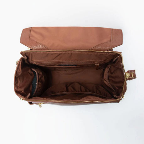 Cognac Mini Classic Bag II by Freshly Picked