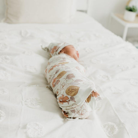 Knit Swaddle Blanket in Ferra by Copper Pearl