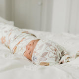 Knit Swaddle Blanket in Ferra by Copper Pearl