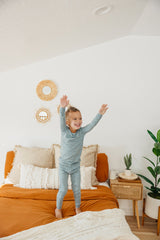 Long Sleeve 2 Piece Pajama Set in Starlight by Copper Pearl