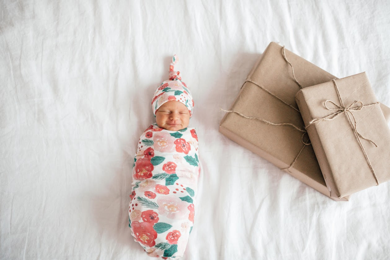 Top Knot Hat in Holly by Copper Pearl