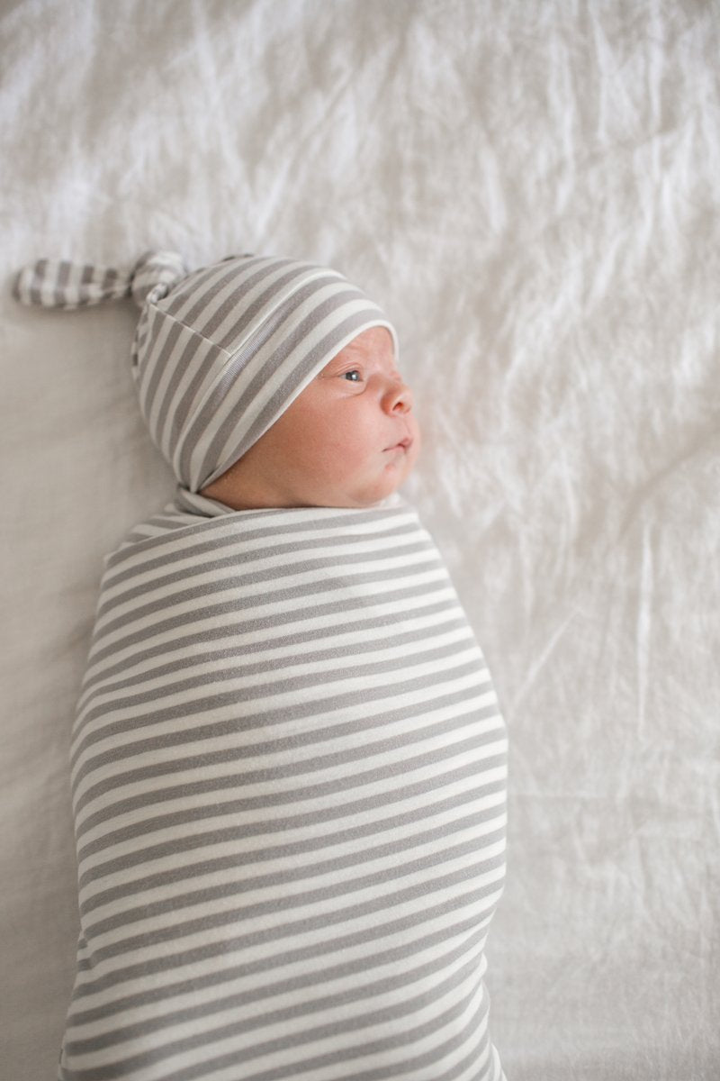 Top Knot Hat in Everest by Copper Pearl