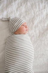 Top Knot Hat in Everest by Copper Pearl