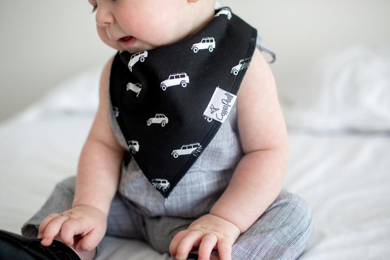 Baby Bandana Bibs in Safari Set by Copper Pearl