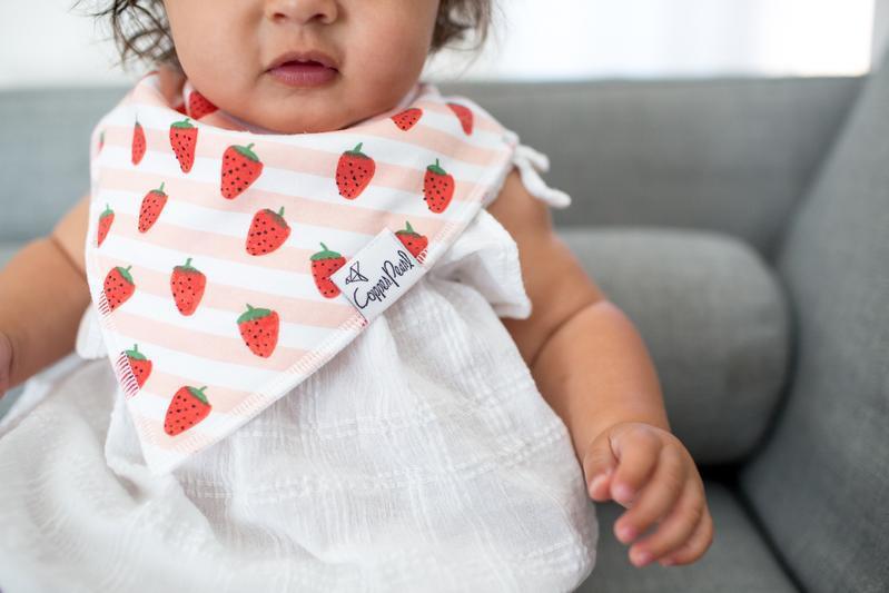 Baby Bandana Bibs in Georgia Set by Copper Pearl