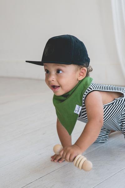 Baby Bandana Bibs in Ridge by Copper Pearl