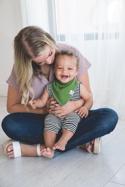Baby Bandana Bibs in Ridge by Copper Pearl