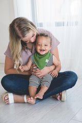 Baby Bandana Bibs in Ridge by Copper Pearl