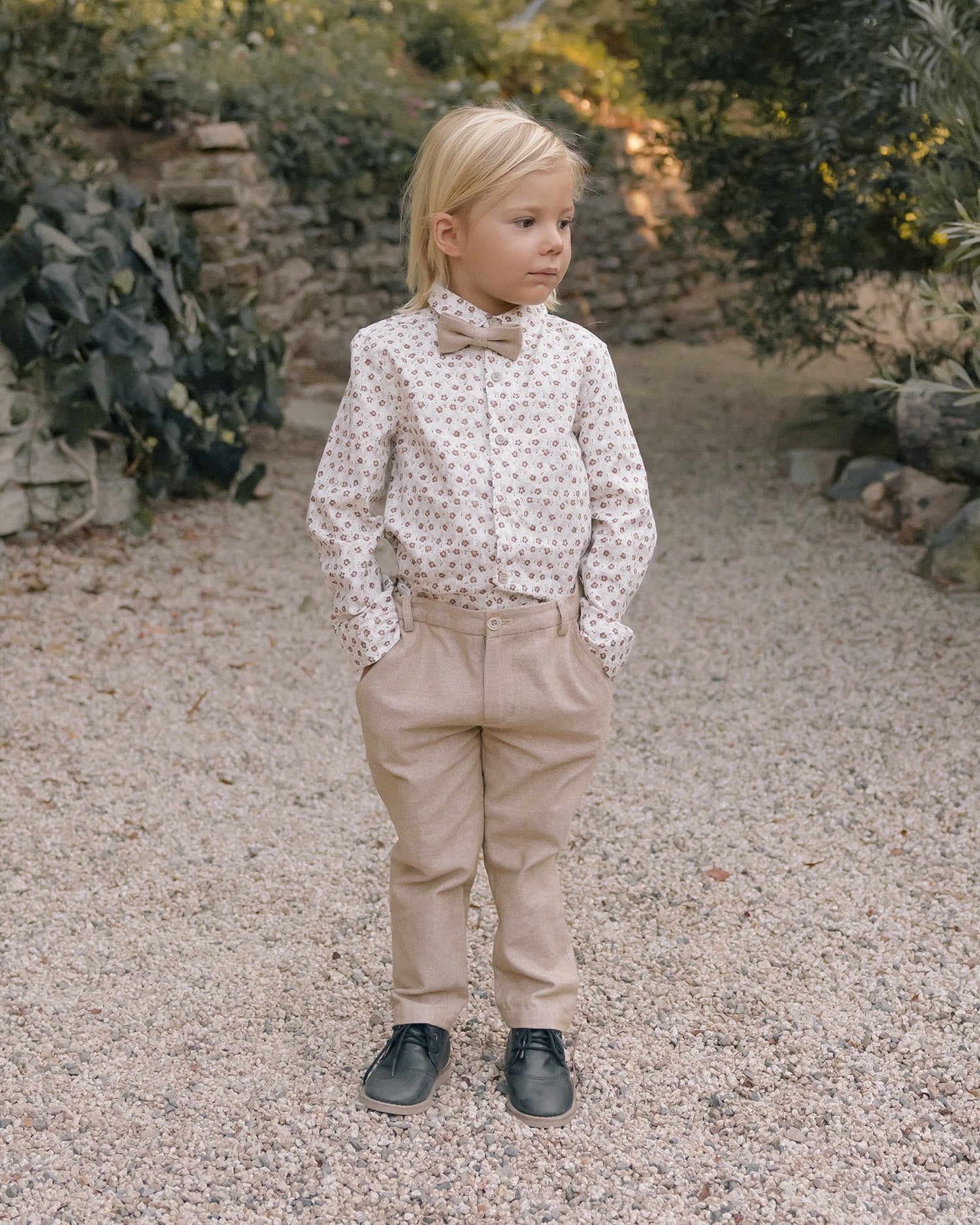 Harrison Button Down in Gilden Roses by Noralee