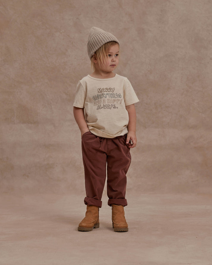 Basic Tee in Merry by Rylee + Cru