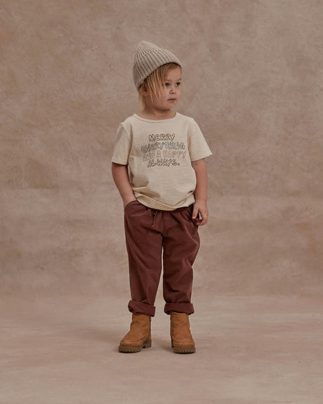 Basic Tee in Merry by Rylee + Cru