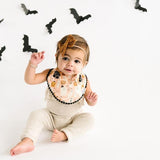 Fashion Trimmed Bib Set in Casper by Copper Pearl