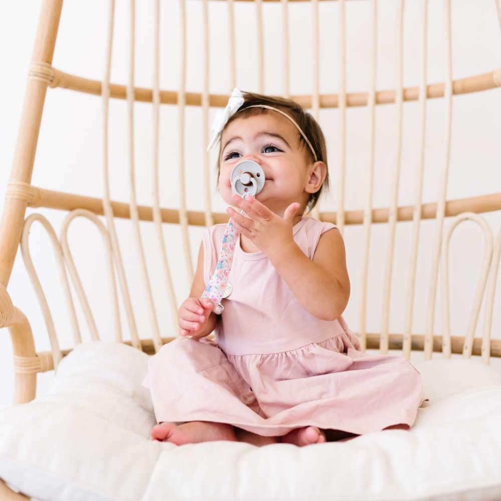 Binky Clip Set in  Bloom by Copper Pearl